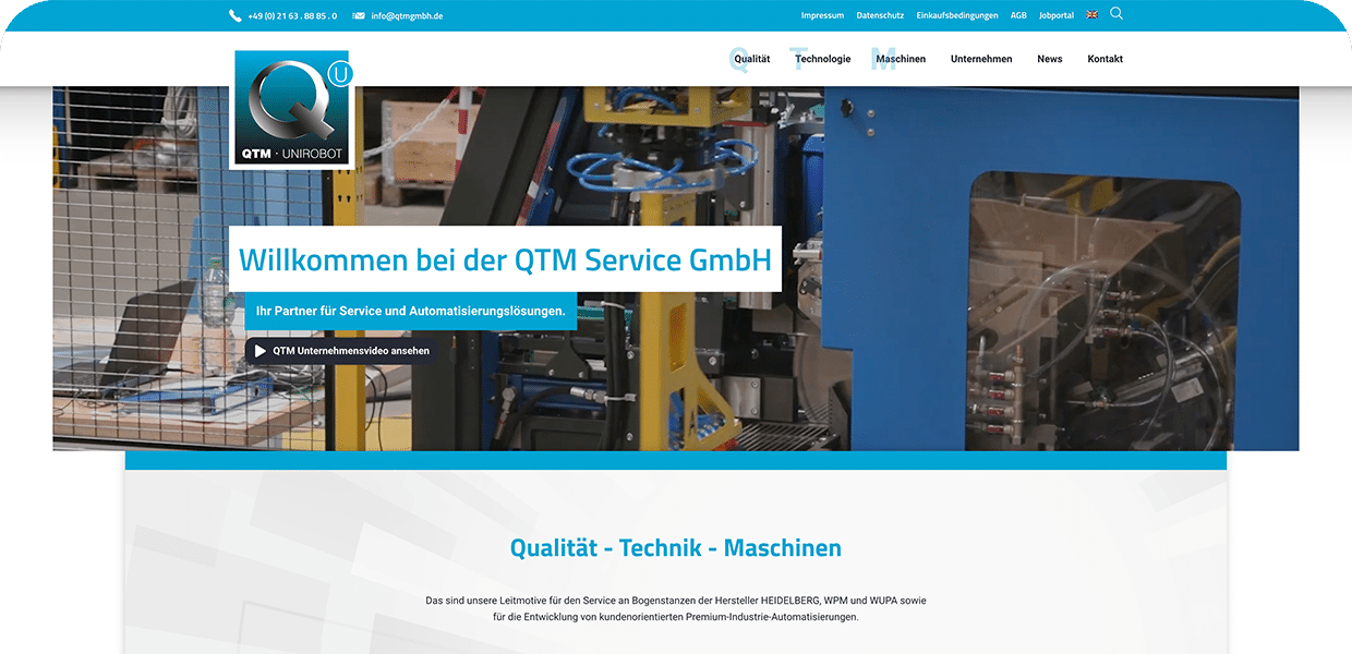 QTM Webseite
